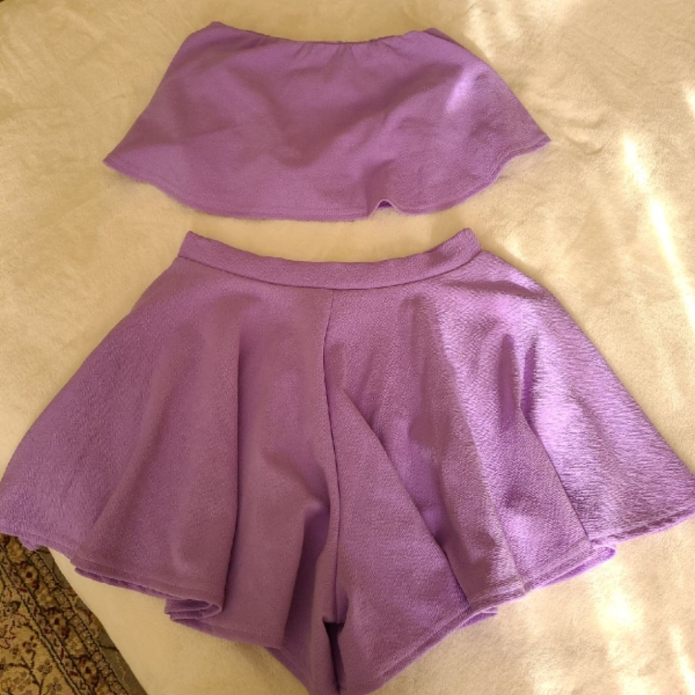 Boohoo Bandeau & Short Set